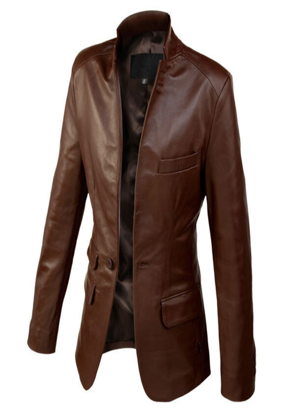 Women’s Dark Brown Roca Casual Leather Blazer
