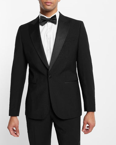 Mens Premium Black Tuxedo Suit