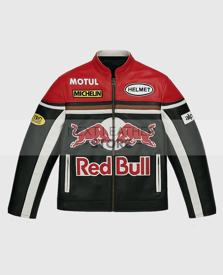 RED BULL Racing Leather Jacket