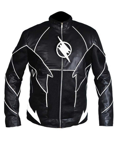 Glowrexs Barry Allen Flash Black Halloween Jacket