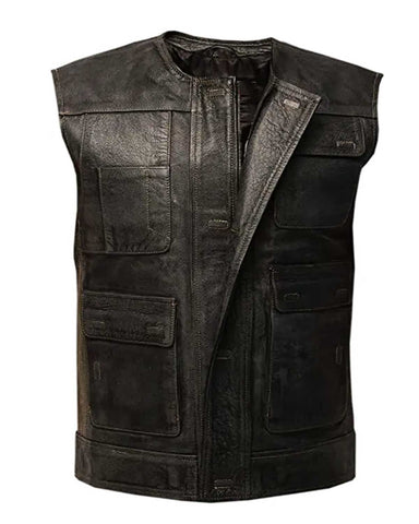Glowrexs Han SOLO Leather Vest