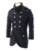 Glowrexs Double Breasted Half Captains Casual Coat