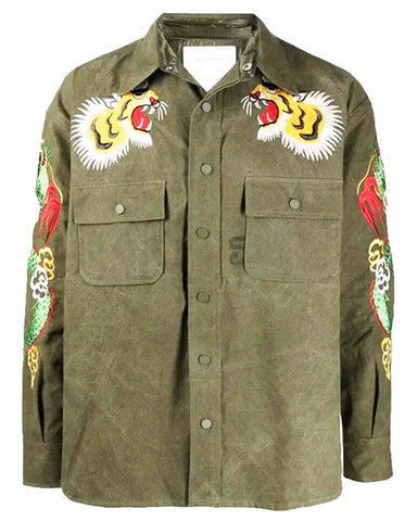 Glowrexs Fast X Tej Parker Green Jacket