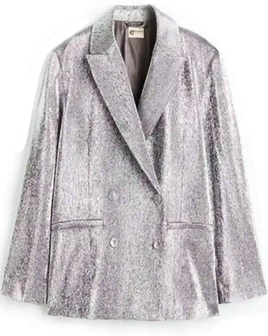 Glowrexs Eras Tour Taylor Swift Silver Blazer