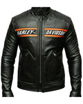 Glowrexs Bill Goldberg WWE Black Harley Davidson Biker Leather Jacket