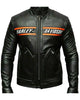 Glowrexs Bill Goldberg WWE Black Harley Davidson Biker Leather Jacket