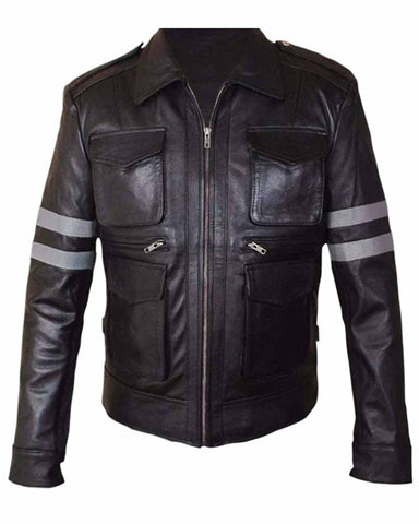 Glowrexs Leon Kennedy Resident Evil 6 Leather Jacket