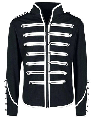 Glowrexs My Chemical Romance Military Leather Jacket