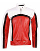 Glowrexs Bohemian Rhapsody Freddie Mercury Red and White Leather Jacket