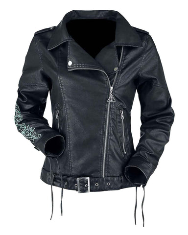 Glowrexs Death Eater Leather Biker Jacket