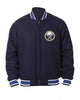 Glowrexs Buffalo Sabres Bomber Navy Blue Wool Jacket