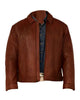 Glowrexs Men’s Rugged Lamb Western Leather Jacket