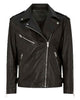 Glowrexs Mint Velvet Oversized Leather Jacket