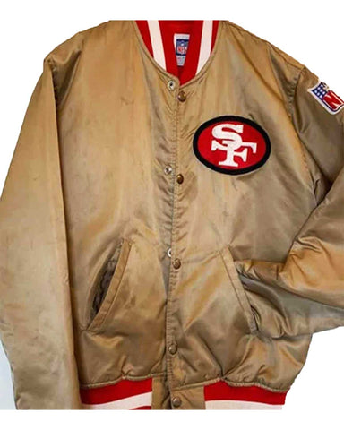 Glowrexs San Francisco 49ers Gold Jacket