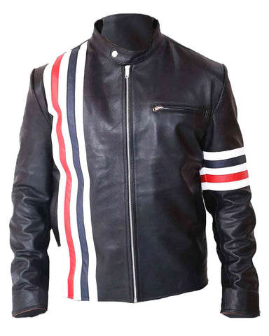 Glowrexs Easy Rider Captain America Black Jacket