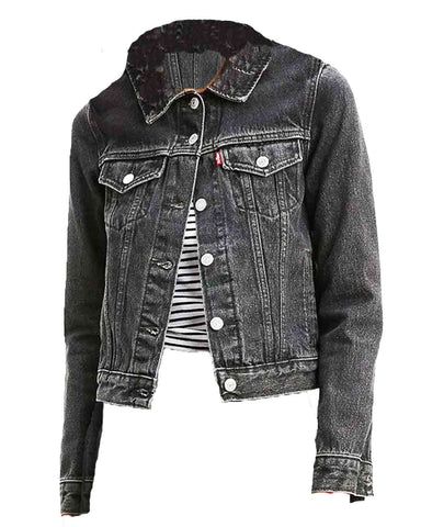 Glowrexs Yellowstone S04 Mia Black Denim Jacket
