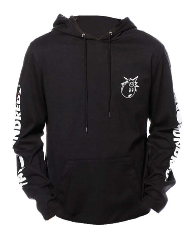 Glowrexs Bomb The Hundreds Bearer Fleece Black Hoodie
