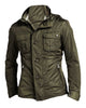 Glowrexs Men’s Military Classic Style Green Field Jacket