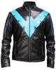 Glowrexs Batman Arkham Knight Nightwing Black Leather Jacket