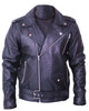 Glowrexs Men's Slim Fit Adam Levine Black Leather Jacket