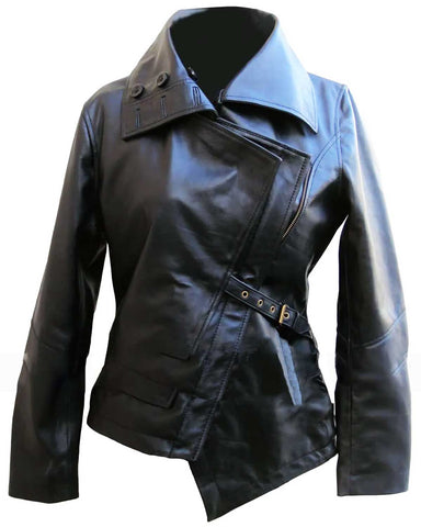 Glowrexs Black The Hunger Games Catching Fire Leather Jacket