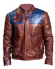 Glowrexs Krypton Seg Brown Distressed Jacket