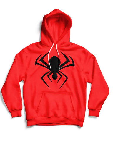 Glowrexs Bodega Cat Spider Miles Morales Red Fleece Hoodie
