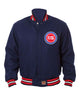 Glowrexs Detroit Pistons Navy Blue Bomber Wool Jacket