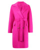 Glowrexs Emily in Paris Lily Collins Pink Belted Coat