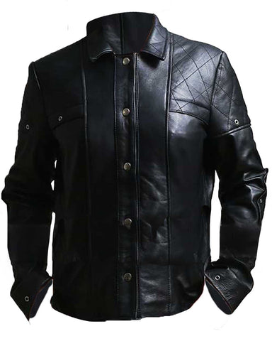 Glowrexs Alita Battle Angel Rosa Salazar Black Leather Jacket