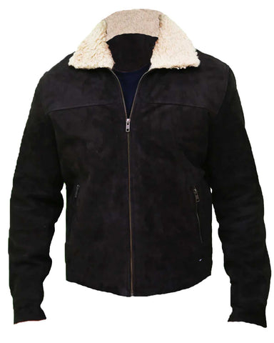 Glowrexs The Walking Dead Rick Grimes Suede Jacket