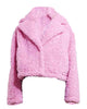 Glowrexs Wednesday 2022 Enid Sinclair Pink Shearling Jacket