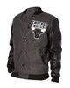 Glowrexs Bulls Black & Grey Varsity Jacket