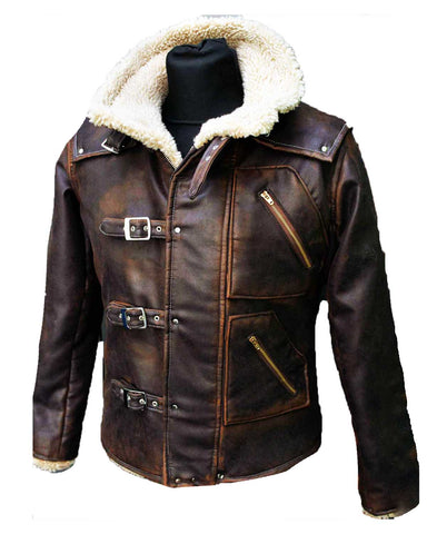 Glowrexs BJ Blazkowicz Wolfenstein New Order Shearling Leather Jacket