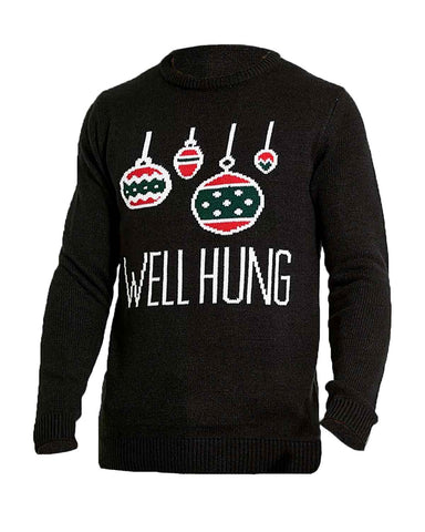 Glowrexs Well Hung Christmas Jumper