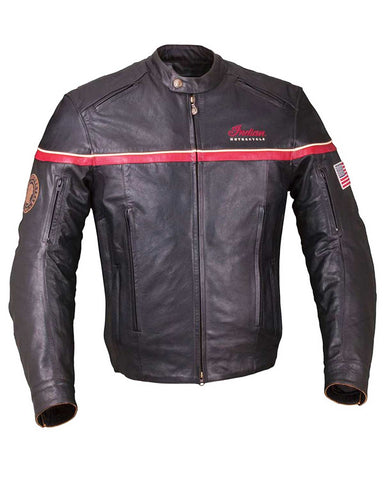 Glowrexs Indian Freeway Biker Leather Jacket