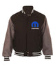 Glowrexs Dodge Mopar Black and Grey Wool Jacket