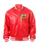 Glowrexs Chicago Blackhawks Bomber Red Leather Jacket
