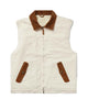 Glowrexs Men's Cotton Canvas Sherpa Lining Vest
