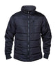 Glowrexs Mens Black Puffer Hooded Jacket