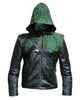 Glowrexs Arrow Stephen Amell Green Hooded Jacket with Quiver