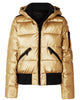 Glowrexs Keeley Ted Lasso S02 Gold Puffer Jacket