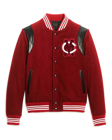 Glowrexs Club Monaco The Perfect Burgundy Varsity Jacket