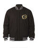 Glowrexs Calgary Flames Bomber Black Wool Jacket