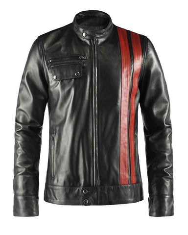 Glowrexs Death Race Frankenstein Biker Leather Jacket