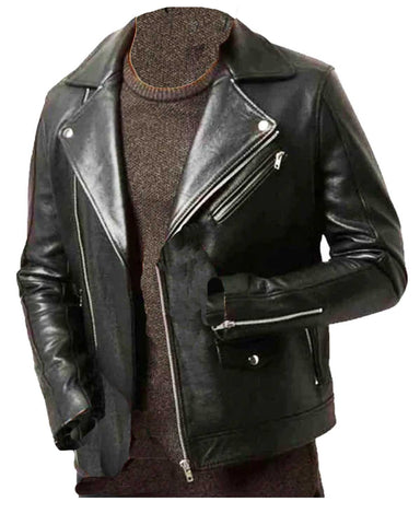Glowrexs The Kissing Booth 2 Noah Flynn Black Leather Jacket