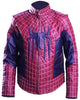 Glowrexs Spiderman No Way Home Red Leather Jacket