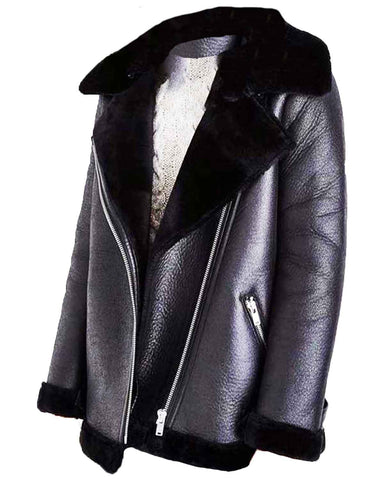 Glowrexs Locke and Key Dodge Shearling Leather Jacket