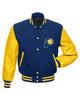 Glowrexs Blue and Yellow Indiana Pacers Letterman Jacket