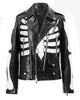 Glowrexs Axl Rose Guns N Roses Skeleton Motorcycle Leather Jacket